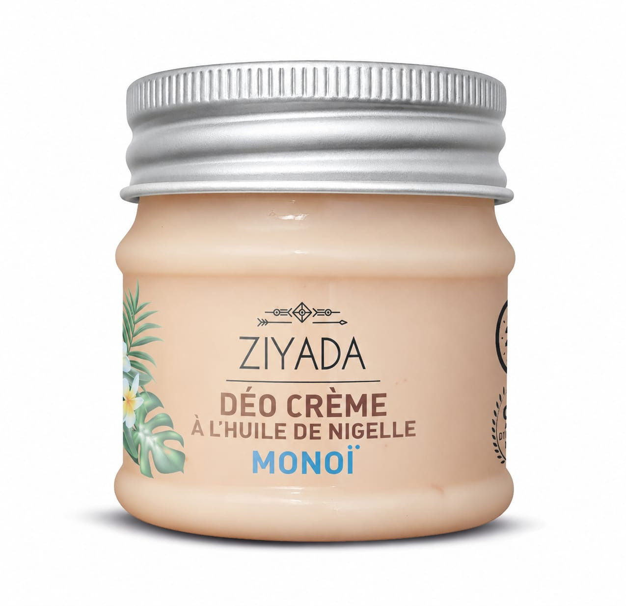 Déo crème à l'huile de nigelle - parfum monoi - Ziyada