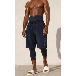 Sarouel swimshort de bain QTS1011- bleu nuit - Qabail