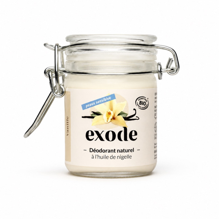 Déodorant baume peaux sensibles - vanille - Exode