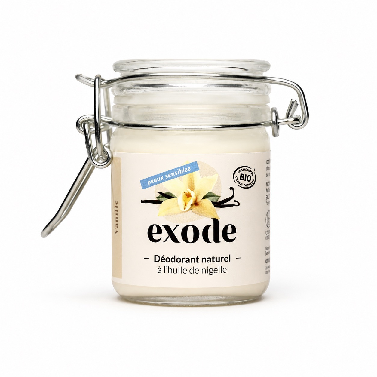 Déodorant baume peaux sensibles - vanille - Exode