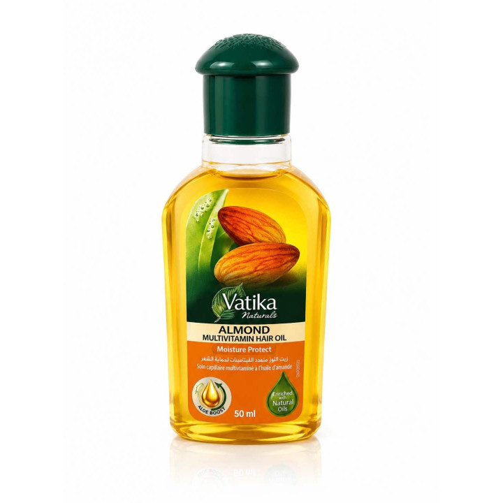 Soin capillaire multivitaminé à l'huile d'amande 50ml - Vatika