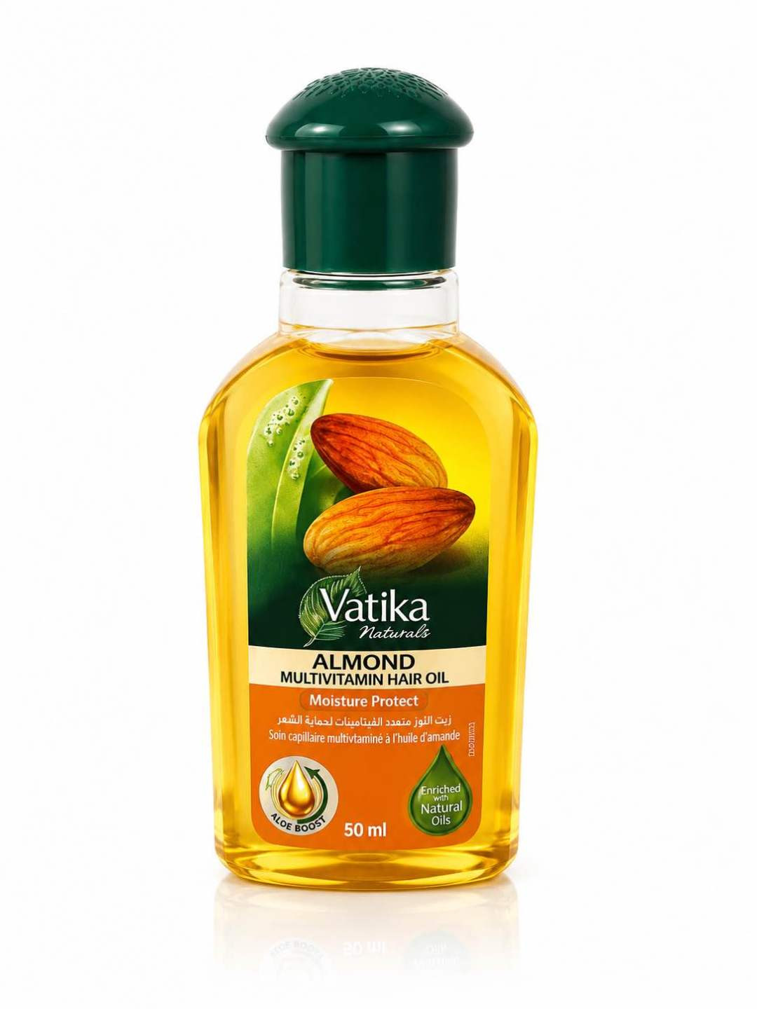 Soin capillaire multivitaminé à l'huile d'amande 50ml - Vatika