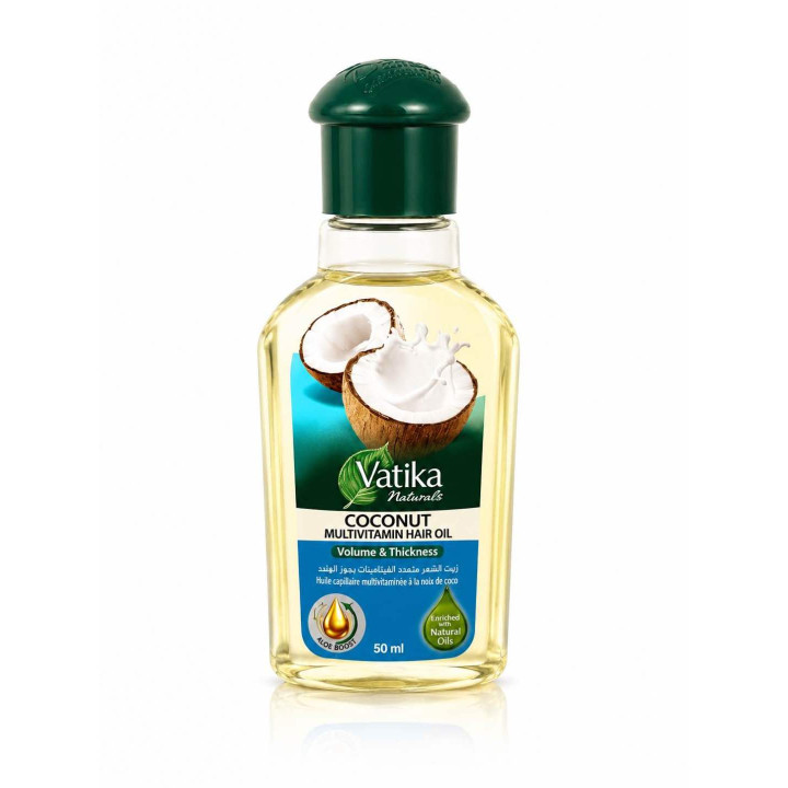 Soin capillaire multivitaminé à la noix de coco 50ml - Vatika