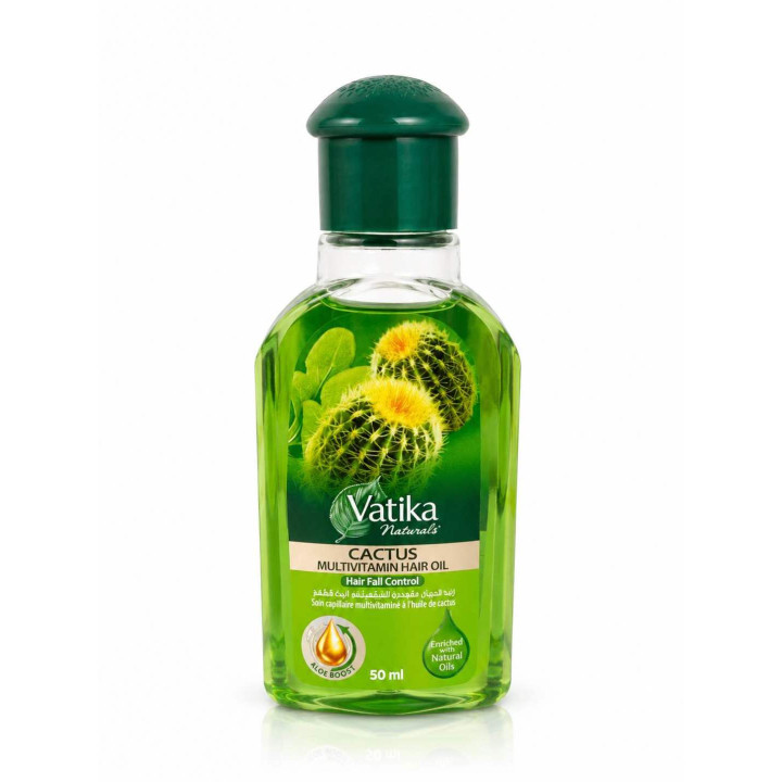 Soin capillaire multivitaminé à l'huile de cactus 50ml - Vatika
