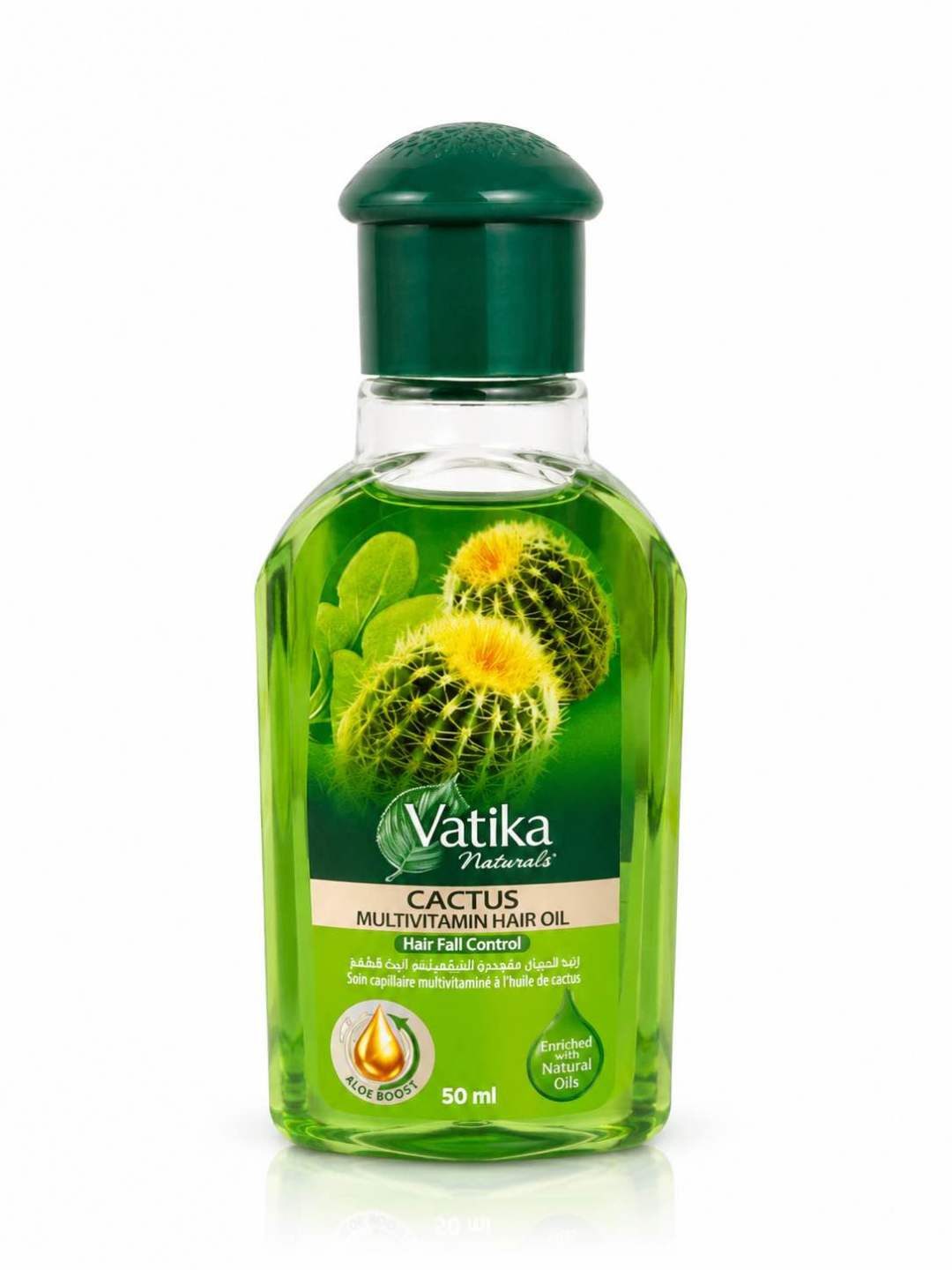 Soin capillaire multivitaminé à l'huile de cactus 50ml - Vatika