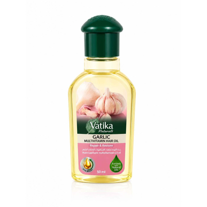 Soin capillaire multivitaminé à l'ail 50ml - Vatika