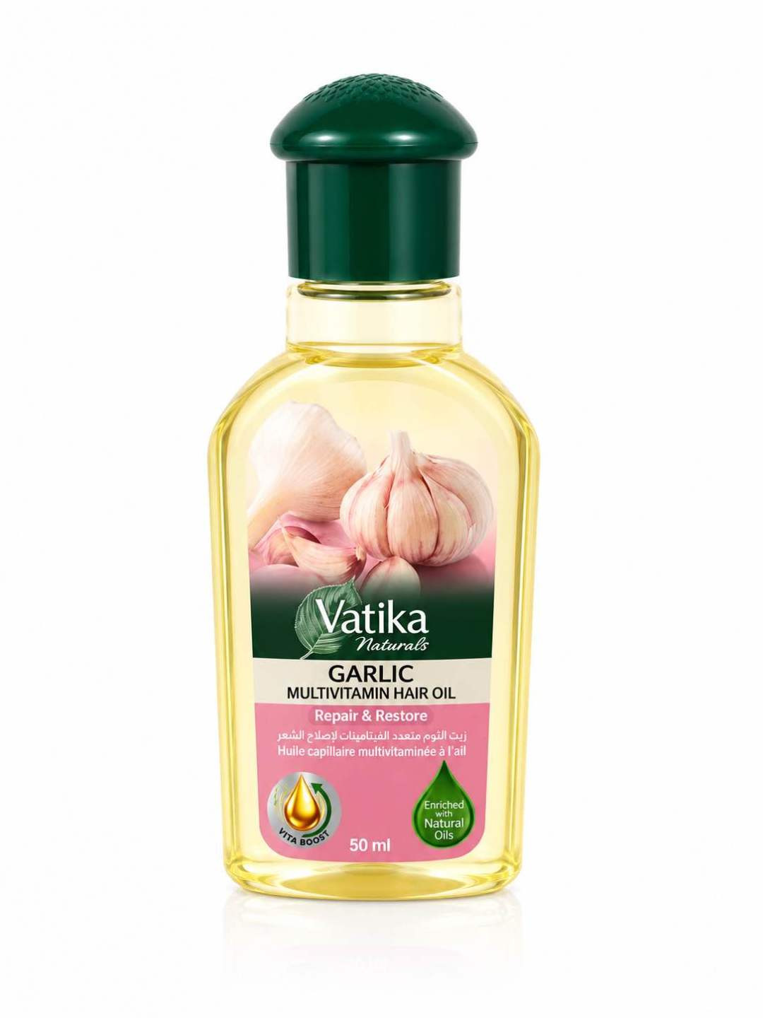 Soin capillaire multivitaminé à l'ail 50ml - Vatika