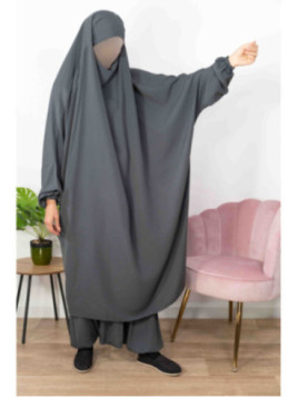 Jilbab 2 pièces sarouel -...
