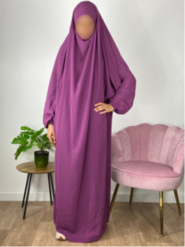 Jilbab 1 Pièce  Mauve...