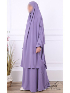 Jilbab 2 pièces jupe Lila...