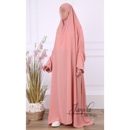 Jilbab 1 Pièce  Capuccino - Wool Peach - Jamila