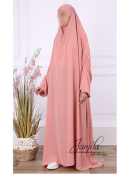 Jilbab 1 Pièce Rose nude...