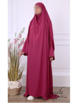 Jilbab 1 Pièce Framboise...