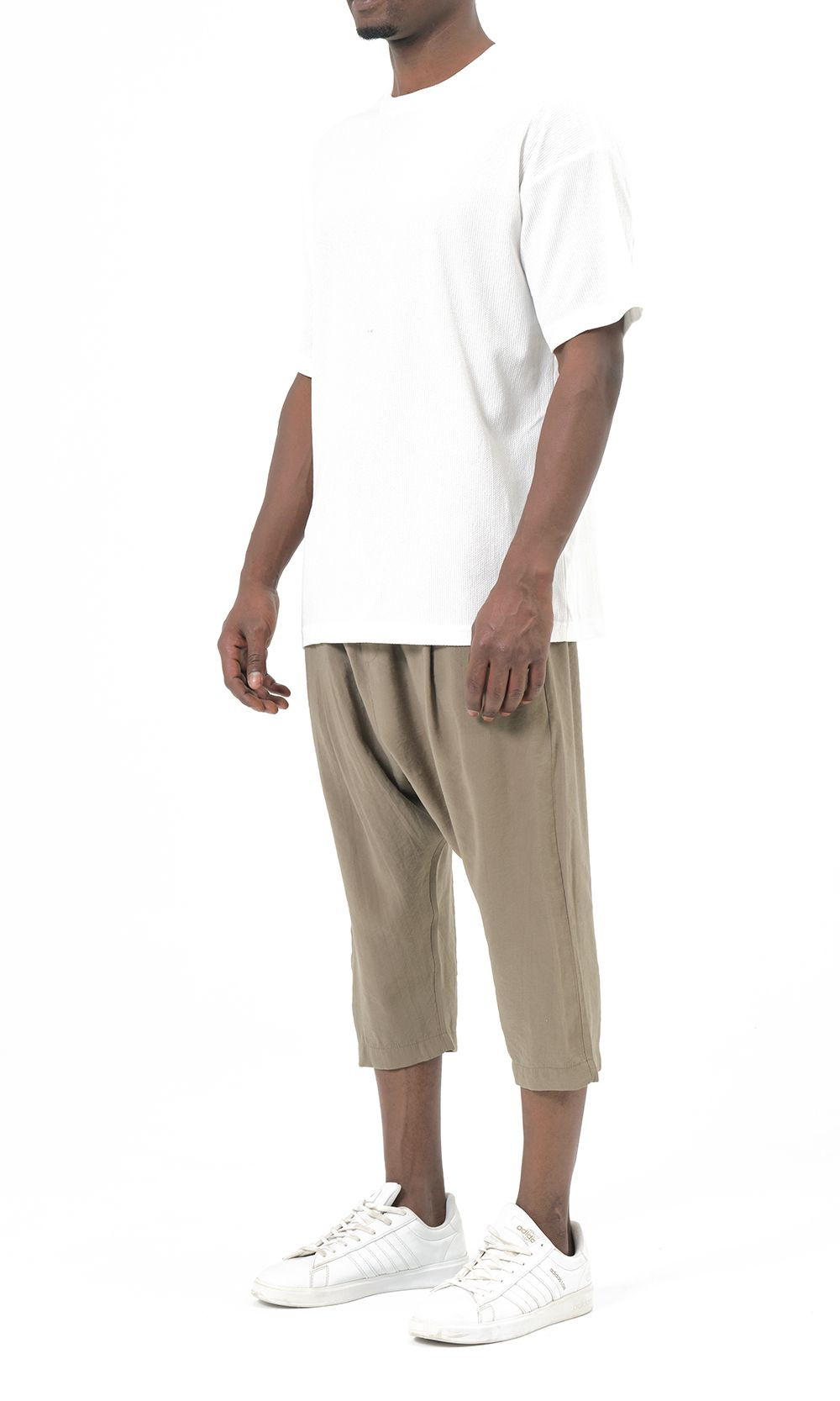 Pantacourt classik tencel QTS1010 - kaki - Qabail