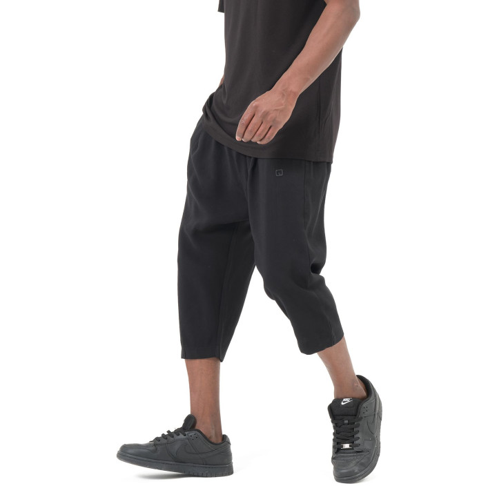 Pantacourt classik tencel QTS1010 - noir - Qabail