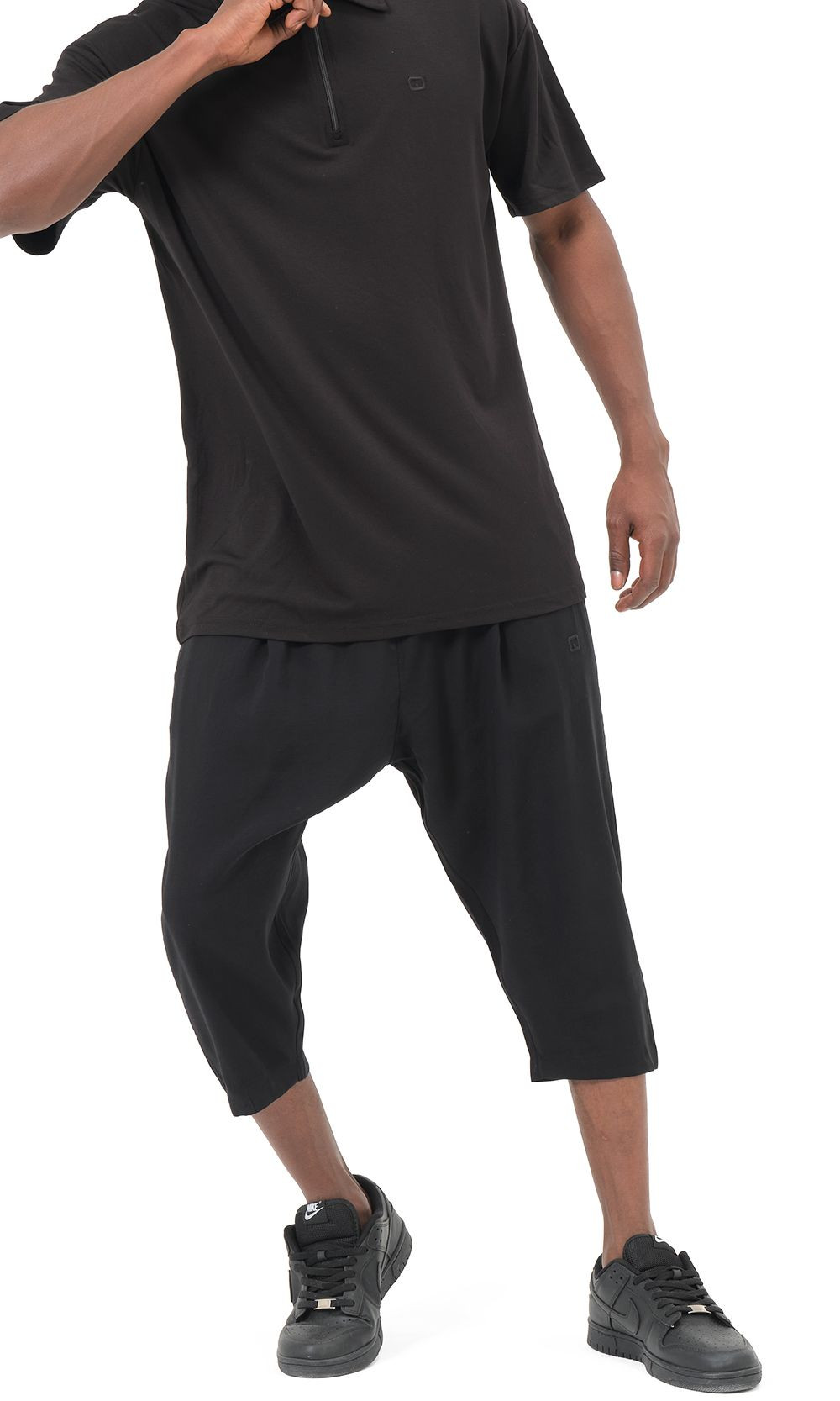 Pantacourt classik tencel QTS1010 - noir - Qabail
