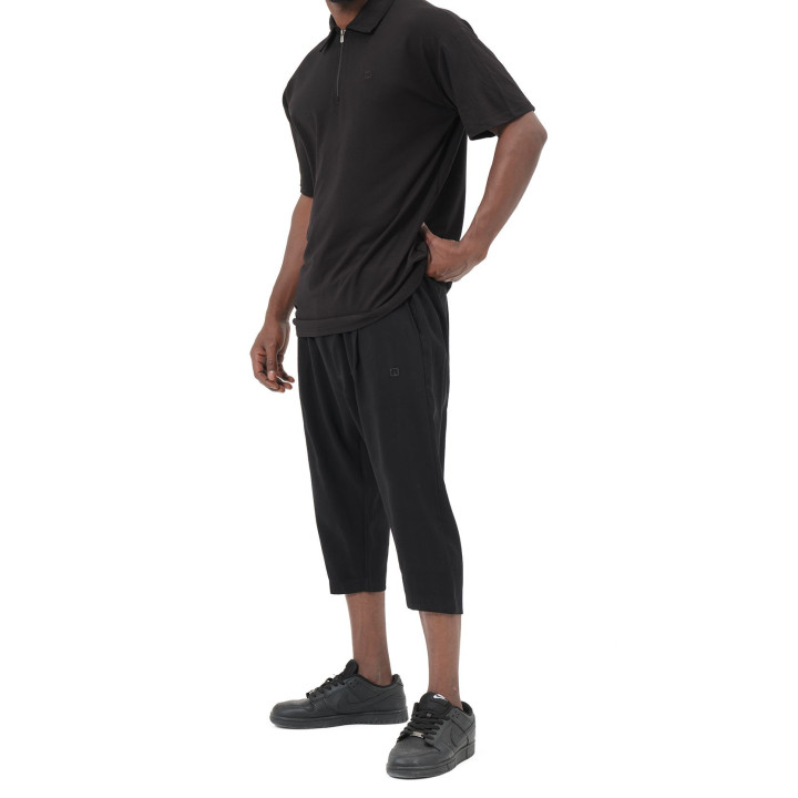 Pantacourt classik tencel QTS1010 - noir - Qabail