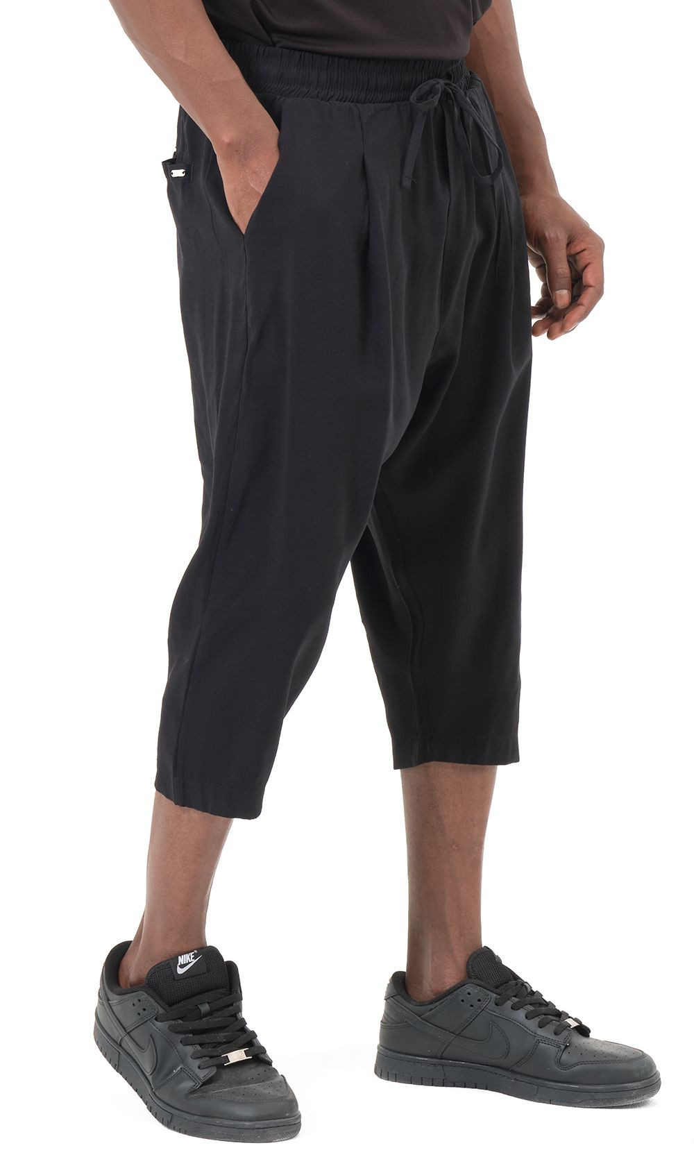 Pantacourt classik tencel QTS1010 - noir - Qabail