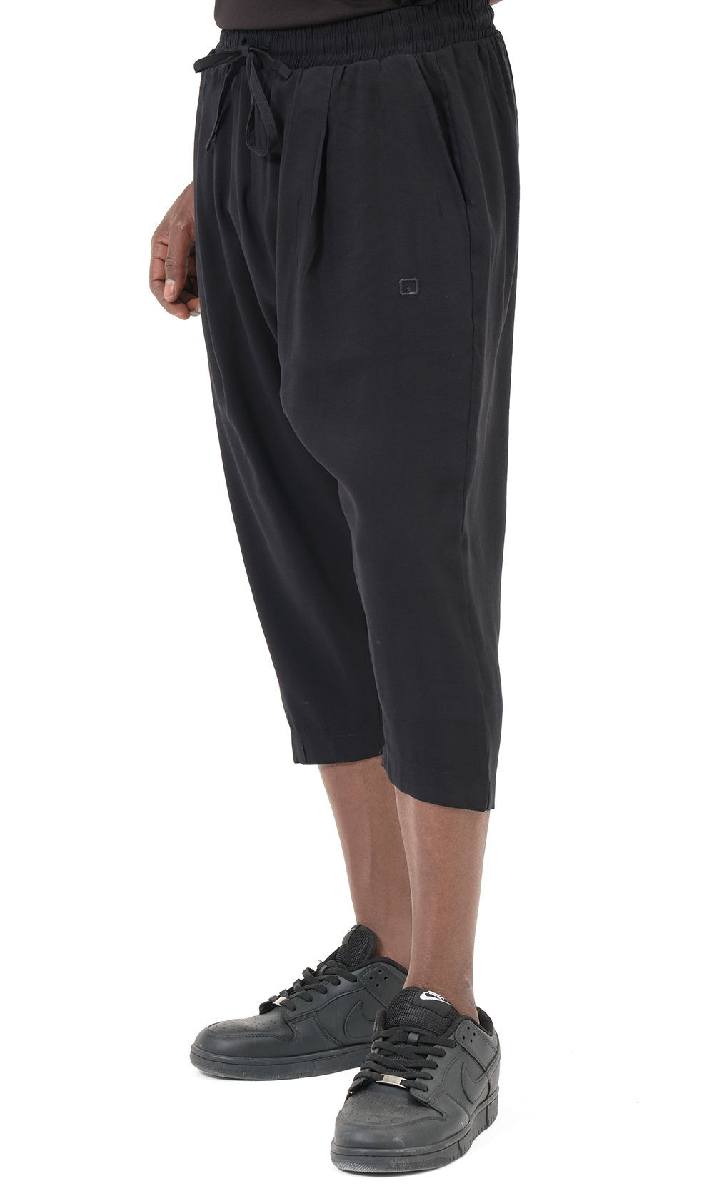 Pantacourt classik tencel QTS1010 - noir - Qabail