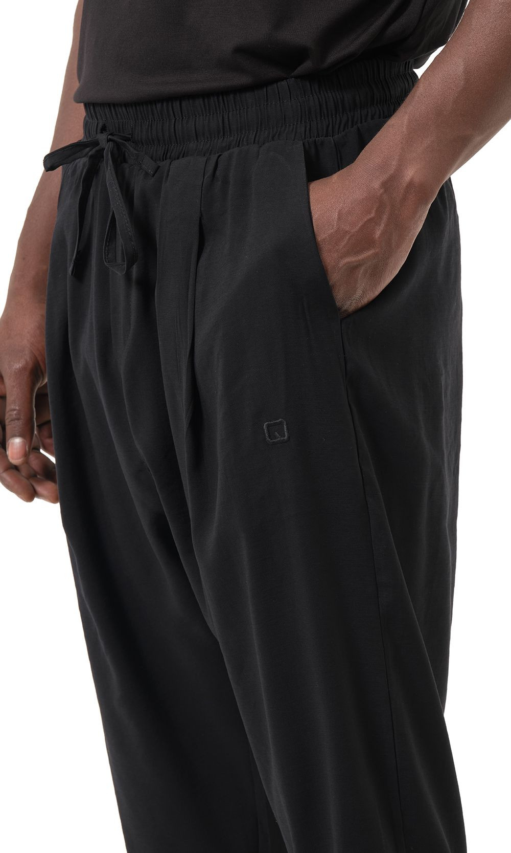 Pantacourt classik tencel QTS1010 - noir - Qabail