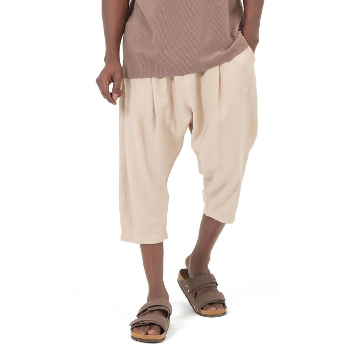 Pantacourt classik tencel QTS1010 - beige - Qabail