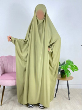 Jilbab 1 pièce saoudien A0S...