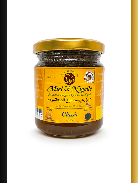 Miel de montagne à la nigelle 250 g | Chifa
