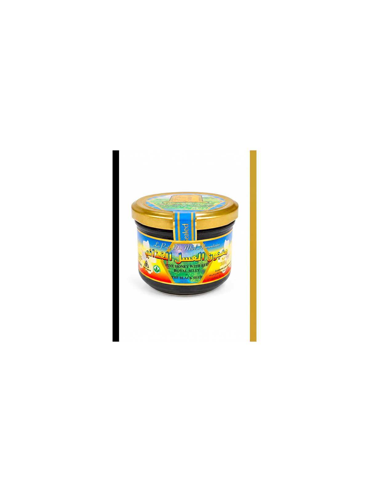 Miel de nigelle, gelée royale & pollen d'abeille River Of Honey - Pot de 300g
