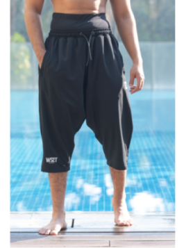 Sarouel de bain long - noir...