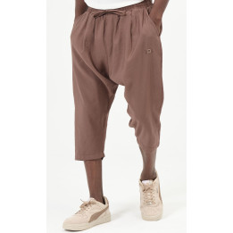 Pantacourt classik tencel QTS1010 - marron - Qabail