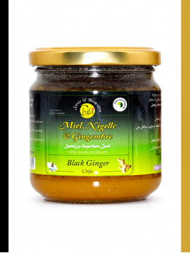 Miel, nigelle & gingembre Chifa (Black Ginger) - Pot de 250g