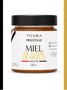 Miel de fleur de nigelle d'Égypte - Tijara Prestige - Pot de 250g