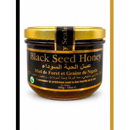 Black seed honey - Miel de forêt & graines de nigelle - Pot de 300g