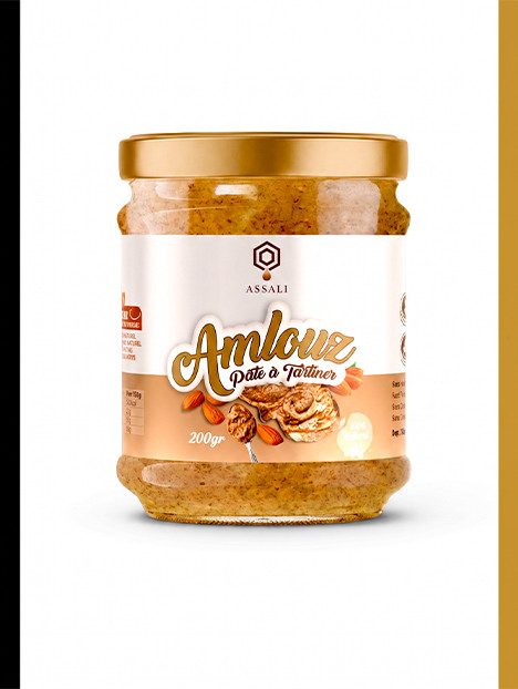Amlou aux amandes du Maroc - Assali - Pot de 200g
