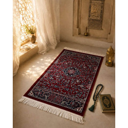 Tapis rawdah Al Madinah - rouge