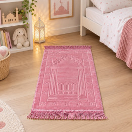 Tapis de prière enfant - rose