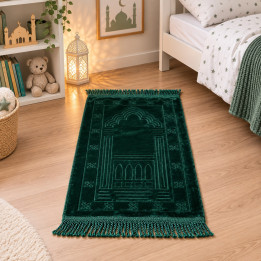 Tapis de prière enfant - vert