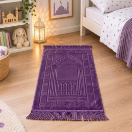 Tapis de prière enfant - violet