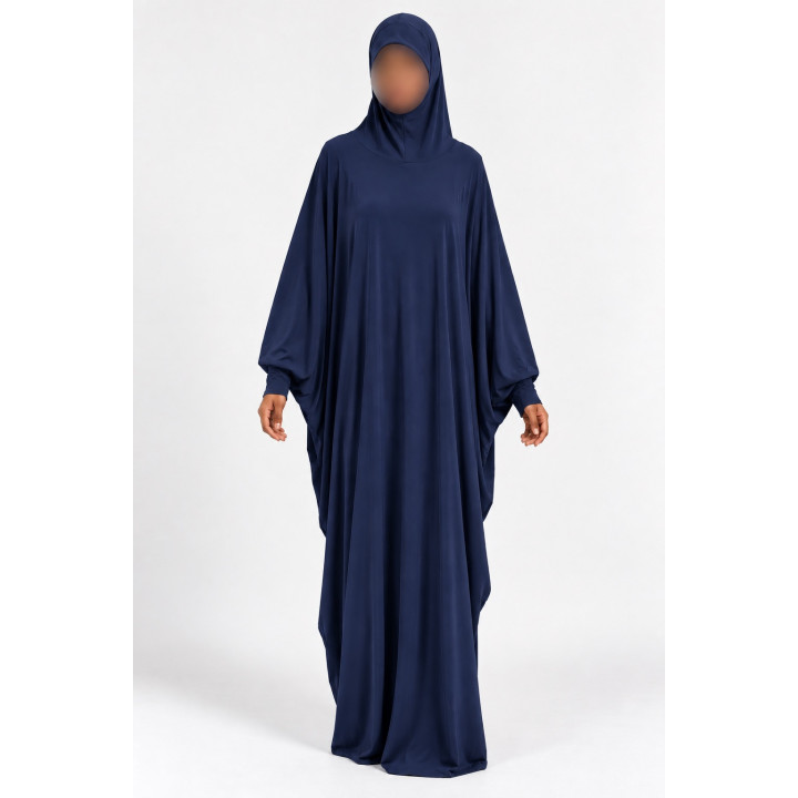 Robe de prière 1174 bleu marine