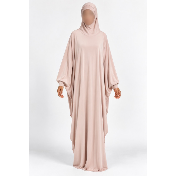 Robe de prière 1174 rose poudré
