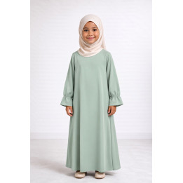 Abaya enfant 443 - vert d'eau