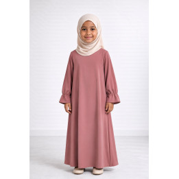 Abaya enfant 443 - vieux rose