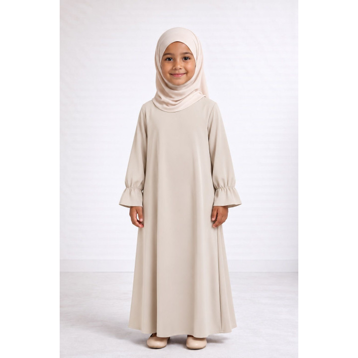 Abaya enfant 443 - beige