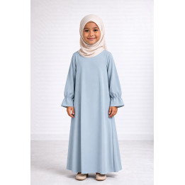 Abaya enfant 443 - bleu clair