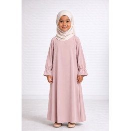 Abaya enfant 443 - rose clair