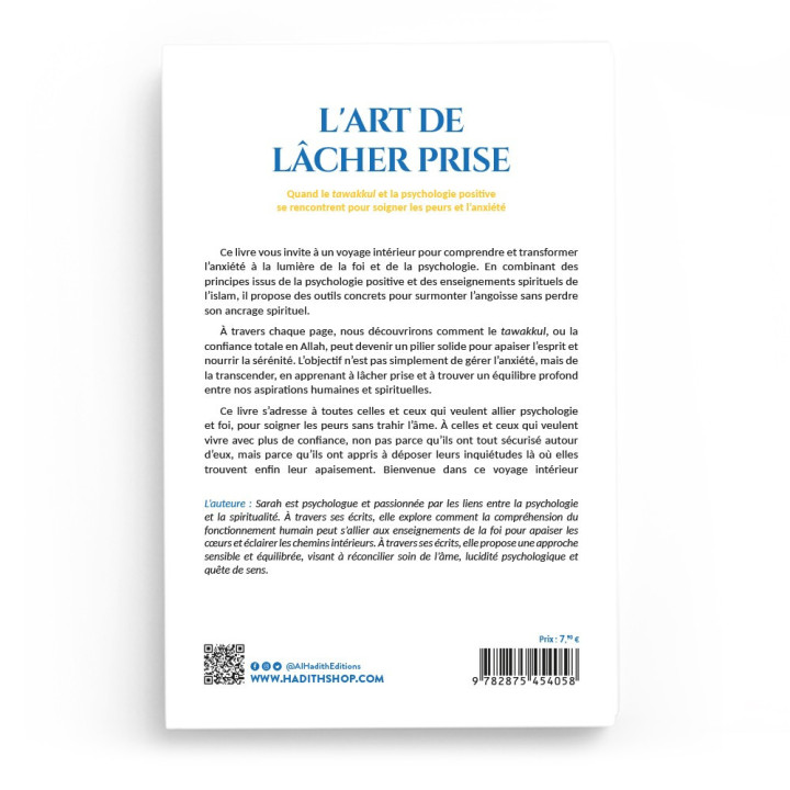 L'art de lâcher prise : quand le tawakkul et la psychologie positive se rencontrent - Al Hadith
