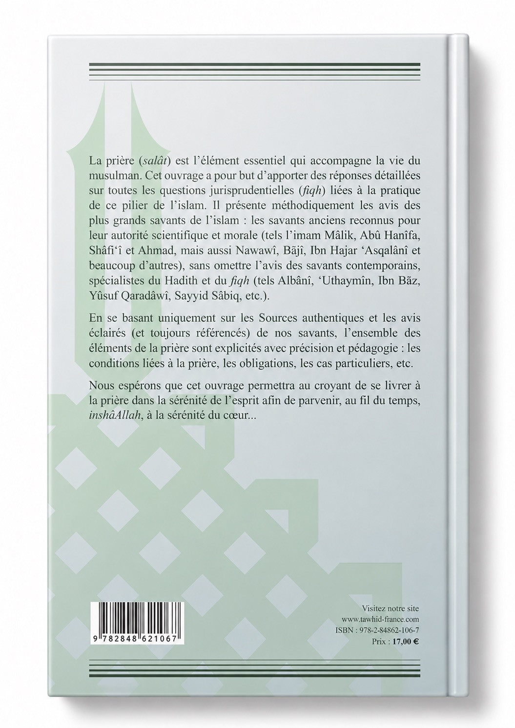 Le Livre de la Prière écrit par Mostafa Brahami aux Editions Tawhid
