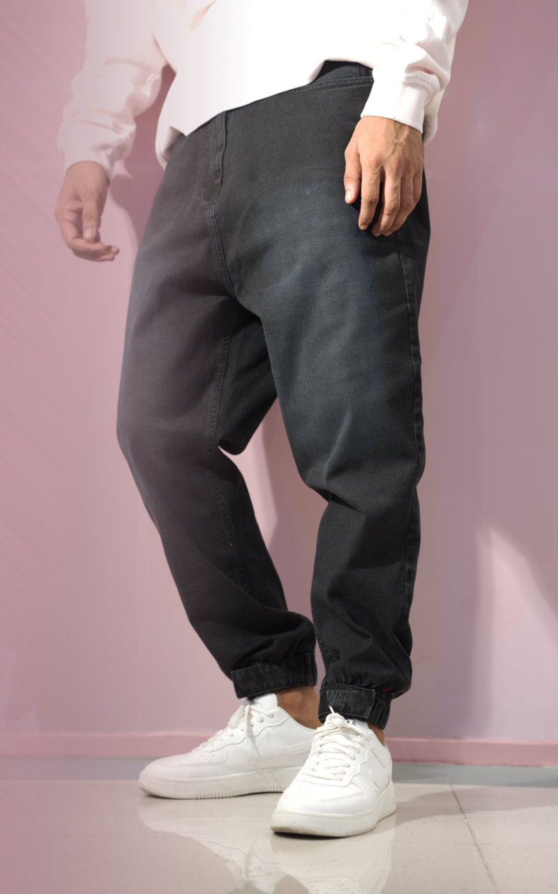 Sarouel Denim - noir - Wassat