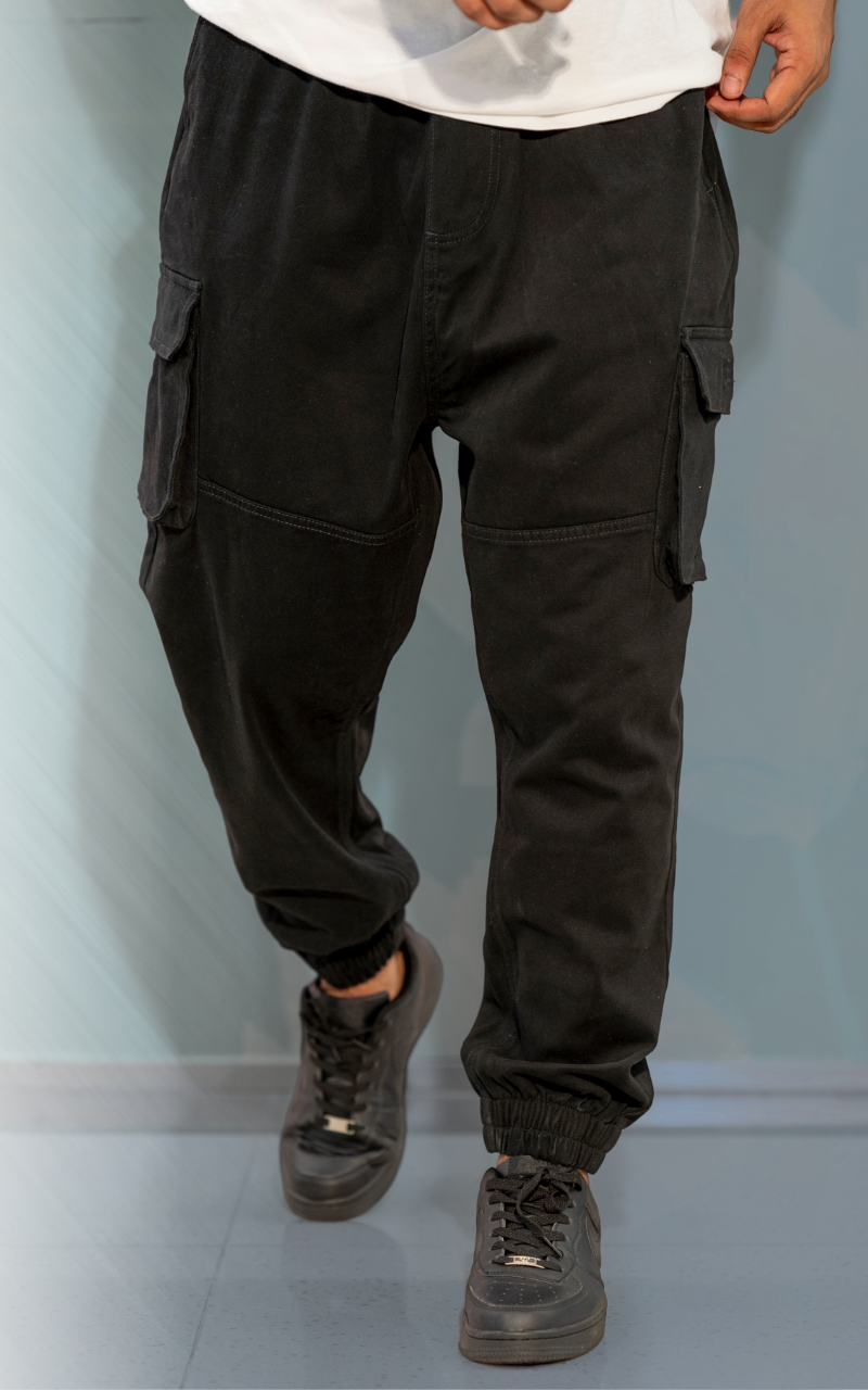 Sarouel cargo - noir - Wassat