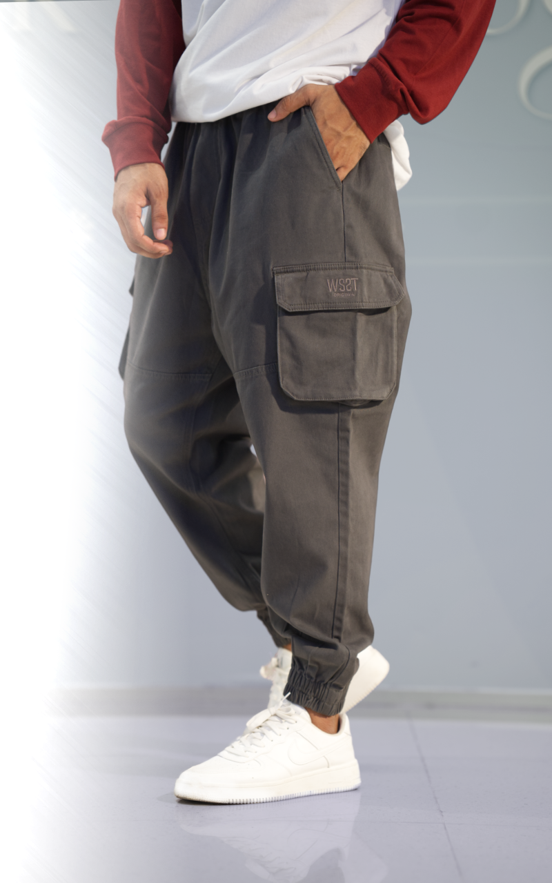 Sarouel cargo - gris - Wassat